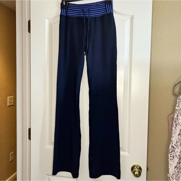 Aerie Womens Wide Leg Evase Pants Size Small-‎ Blue - Picture 1 of 5